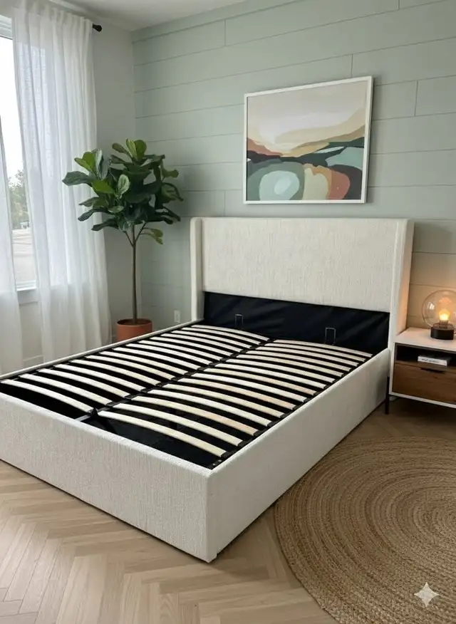 Factory Sale on Jasper Beds | King Size Bed | Never Used Storage in Beds & Mattresses in Delta/Surrey/Langley - Image 4