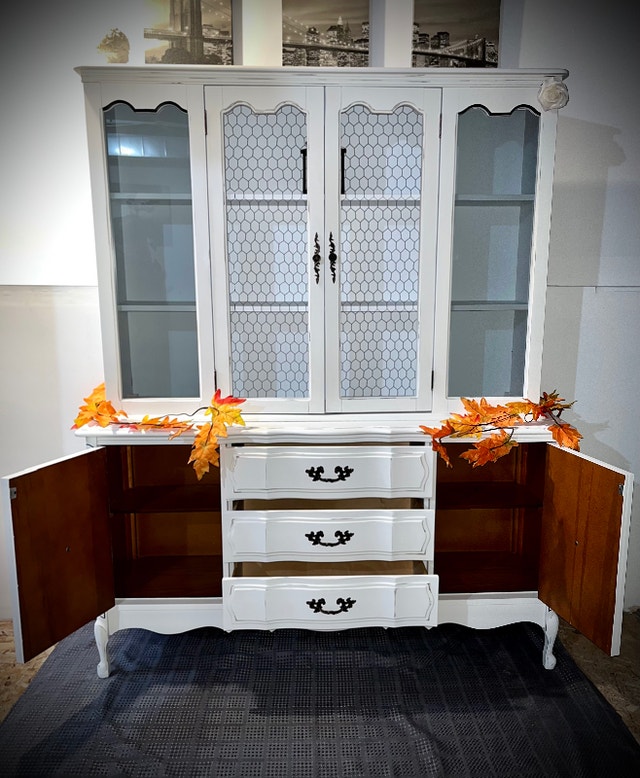 FARMHOUSE Buffet Hutch China Hutches & Display