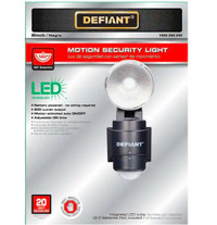 DEFIANT 180 Degree LED Motion Battery Power Outdoor Flood Light