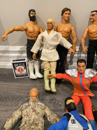 12 inch Vintage GI JOE street fighter /Star Wars  figures