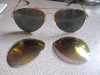 Ray Ban Aviator Sunglasses  RB 3026  Made in Italy Gold