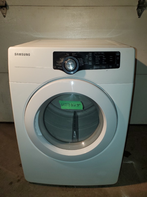 Samsung 27" Dryer (7.3 Cu. Ft./Stackable) 30 Days Warranty Washers