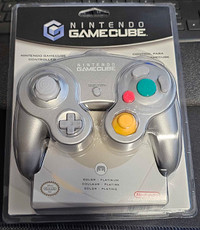 Nintendo GameCube Platinum Wired Controller Factory Sealed 