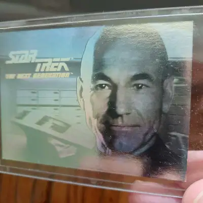 STAR TREK THE NEXT GENERATION PICARD HOLIGRAM H4 IMPEL 1991, View more