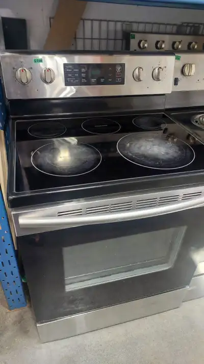 Last Call ! Samsung Stainless Steel Glass Top Stove | Used, View more