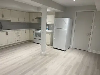 I year new whole basement two bed room one bath room one dining room one living room all utilities i...