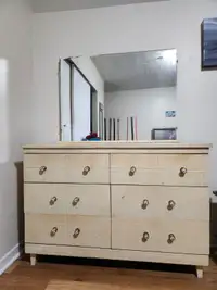 Two dressers (one w/mirror)