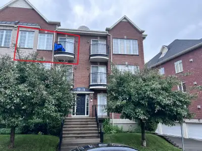 Condo 4 ½ à louer à LaSalle | 2 ch + 1 garage + patio