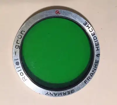 FRANKE & HEIDECHE - ROLLEI - GRUN FILTER LENS - GREEN, View more