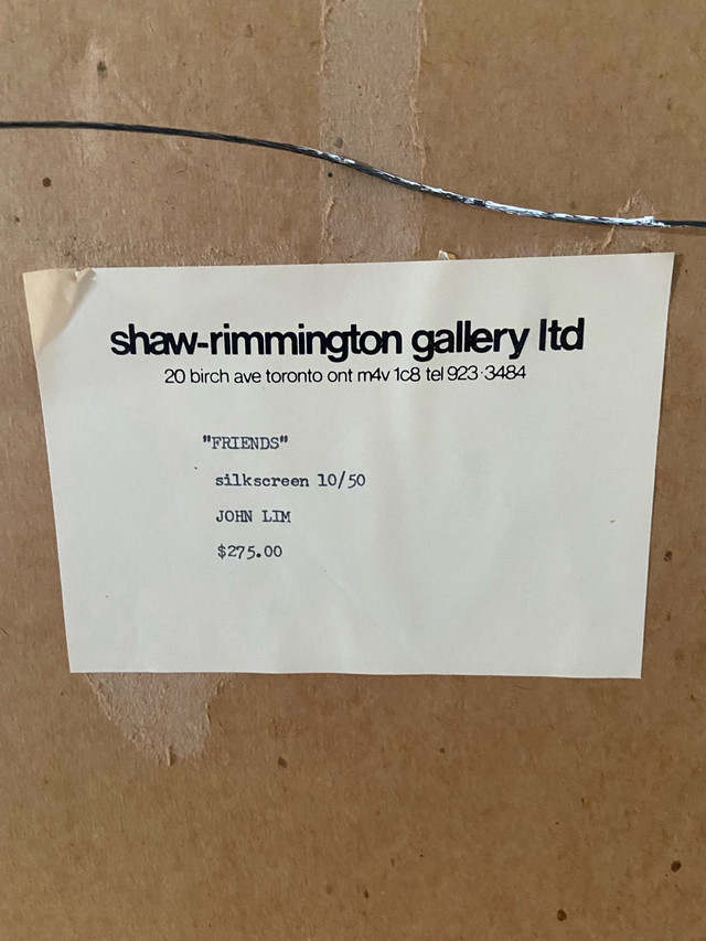 This beautiful for paint  from Shaw rimmington  gallery  in Garage Sales in La Ronge - Image 4