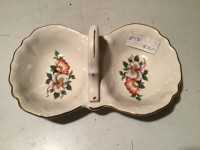 CANDY OR NUT DISH GOLD TRIM. 730