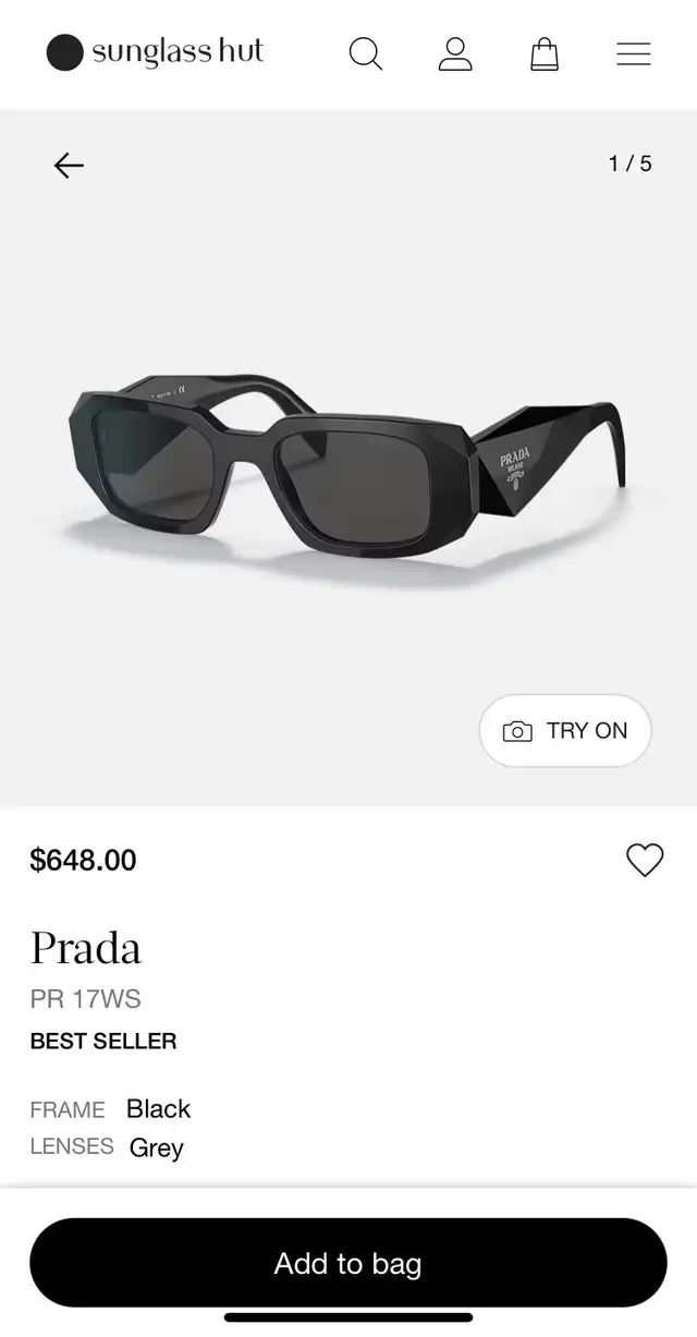 Prada Sunglasses Brand New in Box in Multi-item in City of Toronto - Image 5