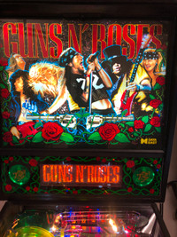 Data East Guns & Roses Pinball Machine