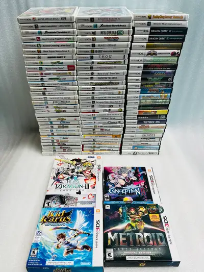 DS: Astro Boy - $15 Dragon Quest VI - $120 Dragon Quest IX - $50 Diddy Kong Racing - $30 Diabolical...