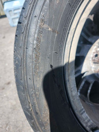 Used summer tires and oem nissan rims