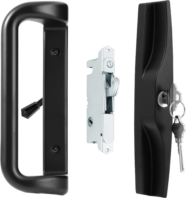 House Guard Patio Door Lock and Handle Set with Key in Windows, Doors & Trim in City of Toronto - Image 2