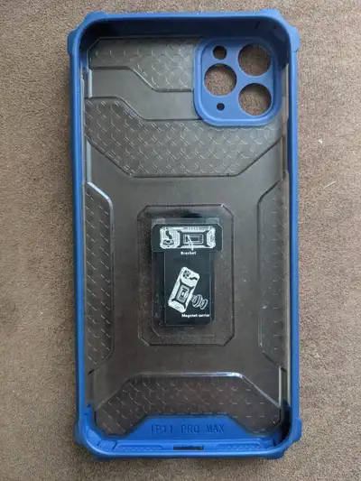 IPhone 11 Pro max new magmatic hard case blue color $5 Pickup In Downtown