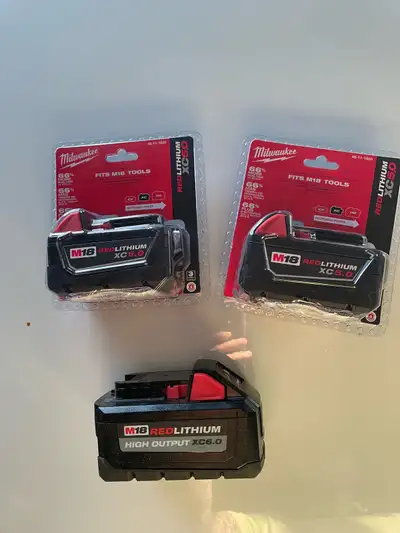 Milwaukee M18 Batteries, View more
