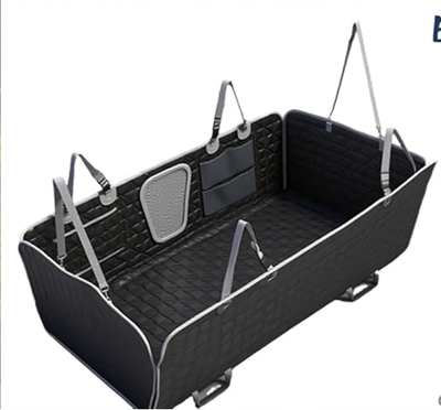 Dog Car Seat Cover – Waterproof, Hard Bottom, View more