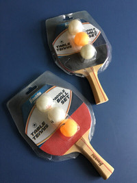 Ping pong racquet & balls Used like New
