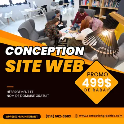Conception de Site Web 499$, Graphiste, Website design, View more