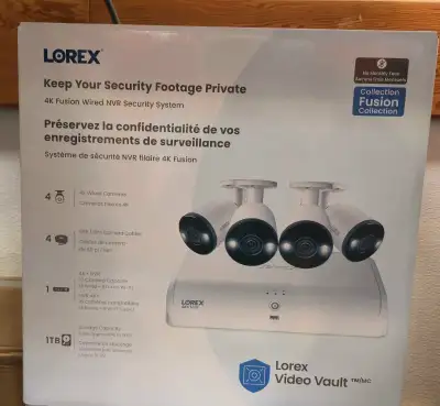 4K Security camera system, View more