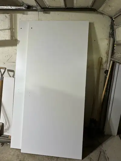 2 Interior hollow doors, right hand swing, 3 hinges. They were installed in a home for elevator for...