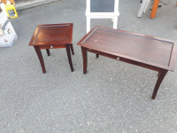 SMALL COFFEE AND END TABLES 2 PCS.