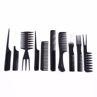 10 Pcs/Set Professional Hair Brush Comb Salon Barber Anti-static