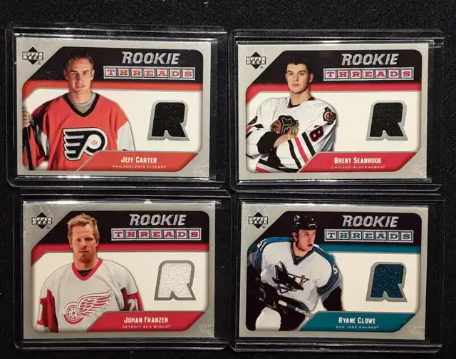 HOCKEY CARDS - 05/06 ROOKIE THREADS JERSEY CARDS in Arts & Collectibles in Markham / York Region - Image 2