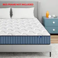 New Full/Double size 6 Inch MED FIRM Foam Spring Mattress