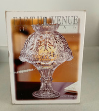 CRYSTAL CANDLE LAMP - New in Box - 9.5 inches