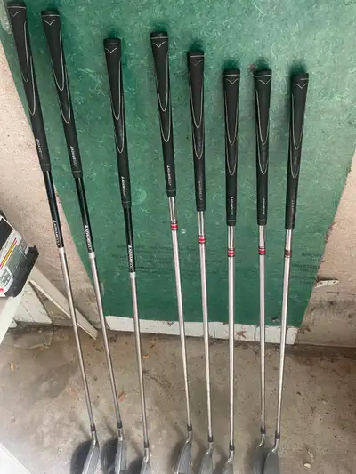 Full set of right handed Golf Clubs complete with bag, View more
