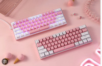 Redragon K617 60% Wired RGB Gaming Keyboard Pink