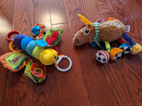 A box of toys for newborn to 2 years old