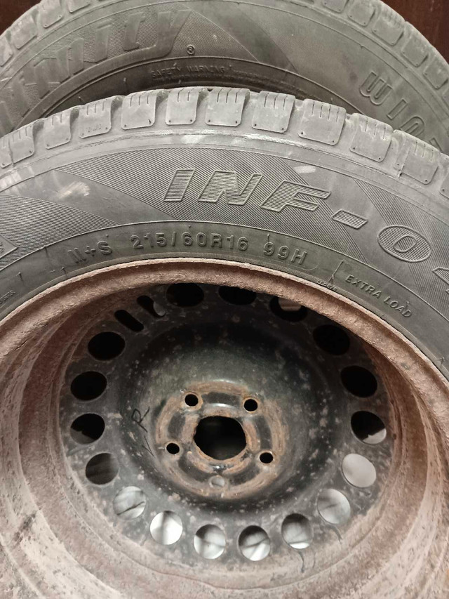 4 WINTER SNOW TIRES WITH RIMS in Tires & Rims in St. Catharines - Image 3