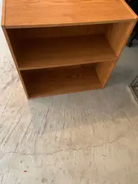 Book shelf in brown wood