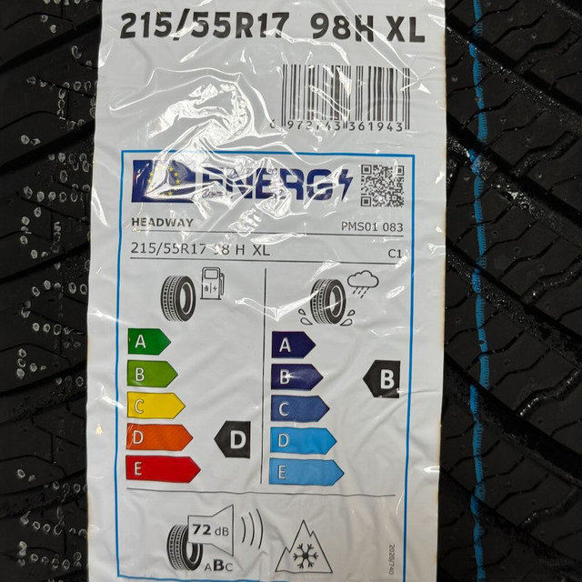 215/55R17 Tires, New, All Weather, 4 seasons, 3PMSF, M+S, EV ok in Tires & Rims in Vancouver - Image 3