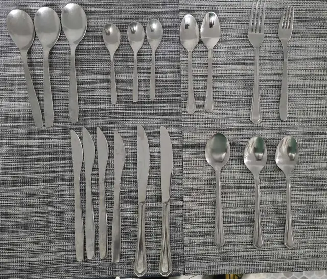 19-Piece Stainless Steel Flatware Set in Kitchen & Dining Wares in City of Toronto - Image 3