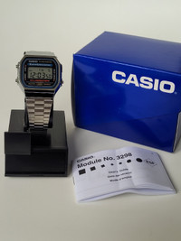 Casio Electro Luminescence Digital Watch A168W-1