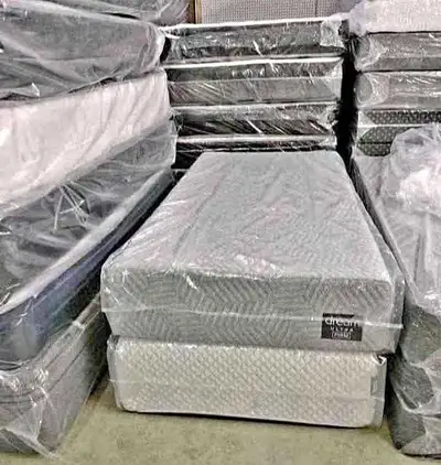 Great night’s rest with this cozy Mattress and bed frame deal, View more