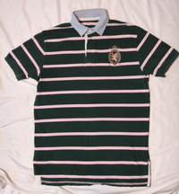 Polo Ralph Lauren Oxford Collar Short Sleeve striped rugby shirt