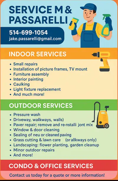 Home de service / Handyman, View more