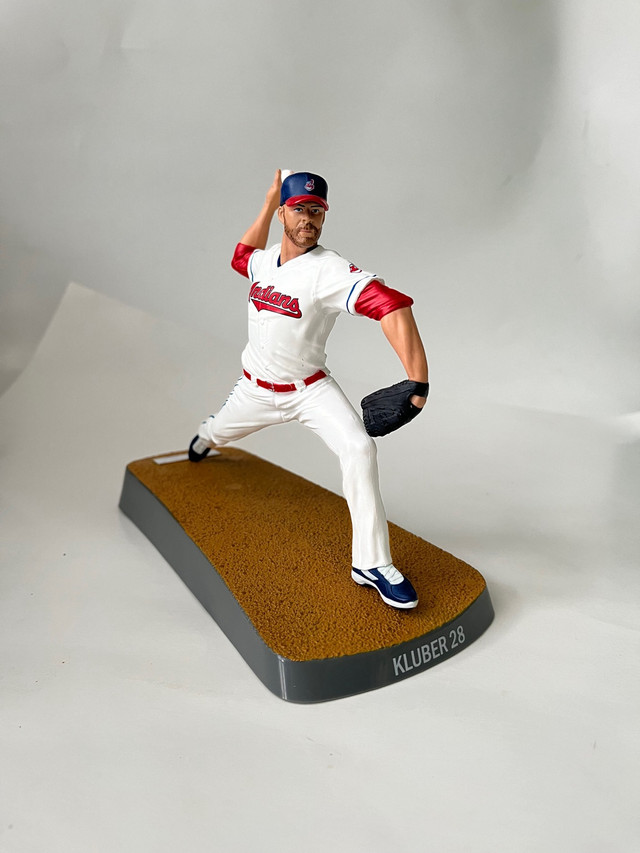 2017 Indians Kluber baseball Action Figure MLB in Arts & Collectibles in Kingston - Image 2