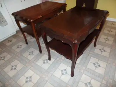 Pair of end tables, View more