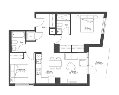 Looking for a roommate that is quiet, clean, and respectful to fill a room in a 2 bed 2 bath apartme...