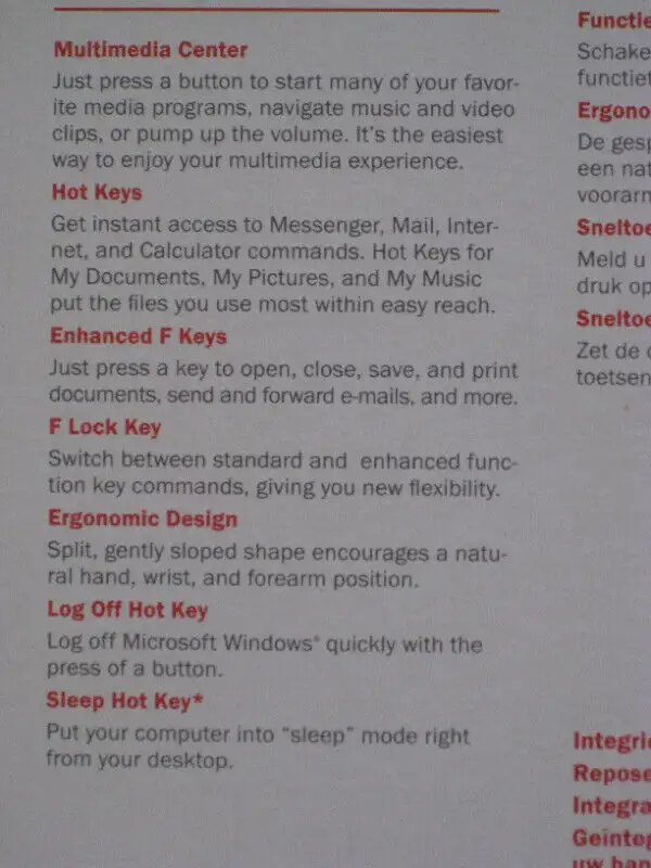 Microsoft Natural Multimedia Keyboard in Mice, Keyboards & Webcams in City of Toronto - Image 5
