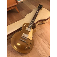 Electric Guitar Gibson 1969 Les Paul Deluxe Conversion Gold