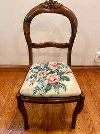 Antique Wooden Hoop-backed Parlour/Occasional Chair