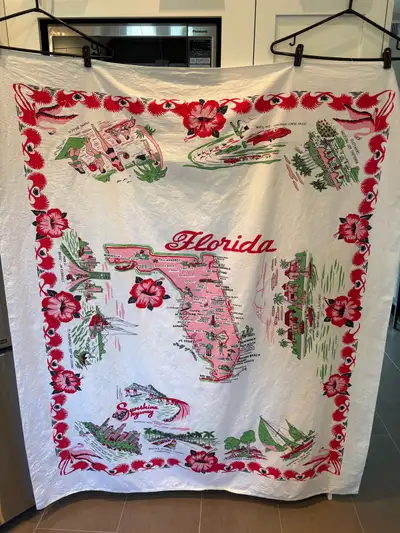 Nappe vintage de la Floride - Lebourgneuf, View more